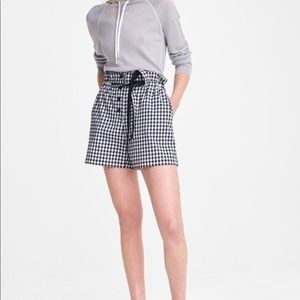 Rag & Bone Camille Cotton‎ Gingham Short Relaxed Fit Size 4